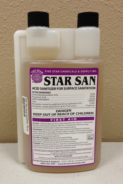 Star San Acid Sanitizer 32 oz | Bader Beer & Wine Supply